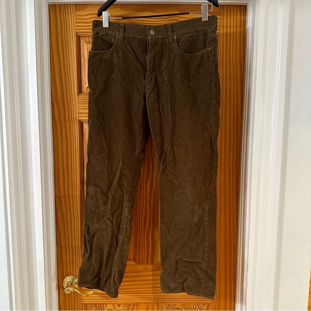 JCrew Corduroys Vintage Slim Straight 33 x 30 
Dark Brown
